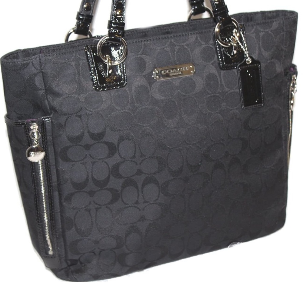 NWT Coach Gallery Zip Tote Fabric Shoulder Bag